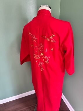 Red Vintage Kimono